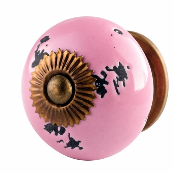 Sliten knopp, rosa